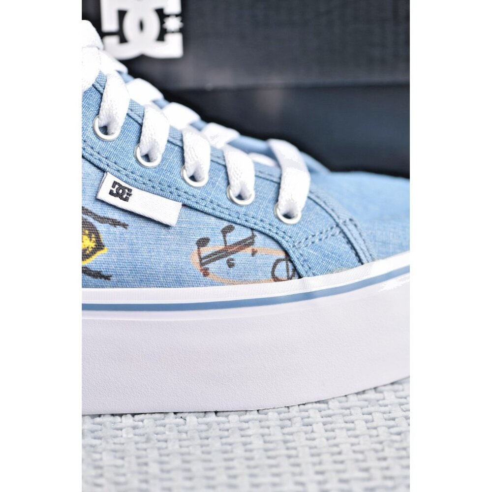 New! Size: 5.5 Women | Dolce & Gabbana Manual Hi Platform | Denim Color - Picture 12 of 15